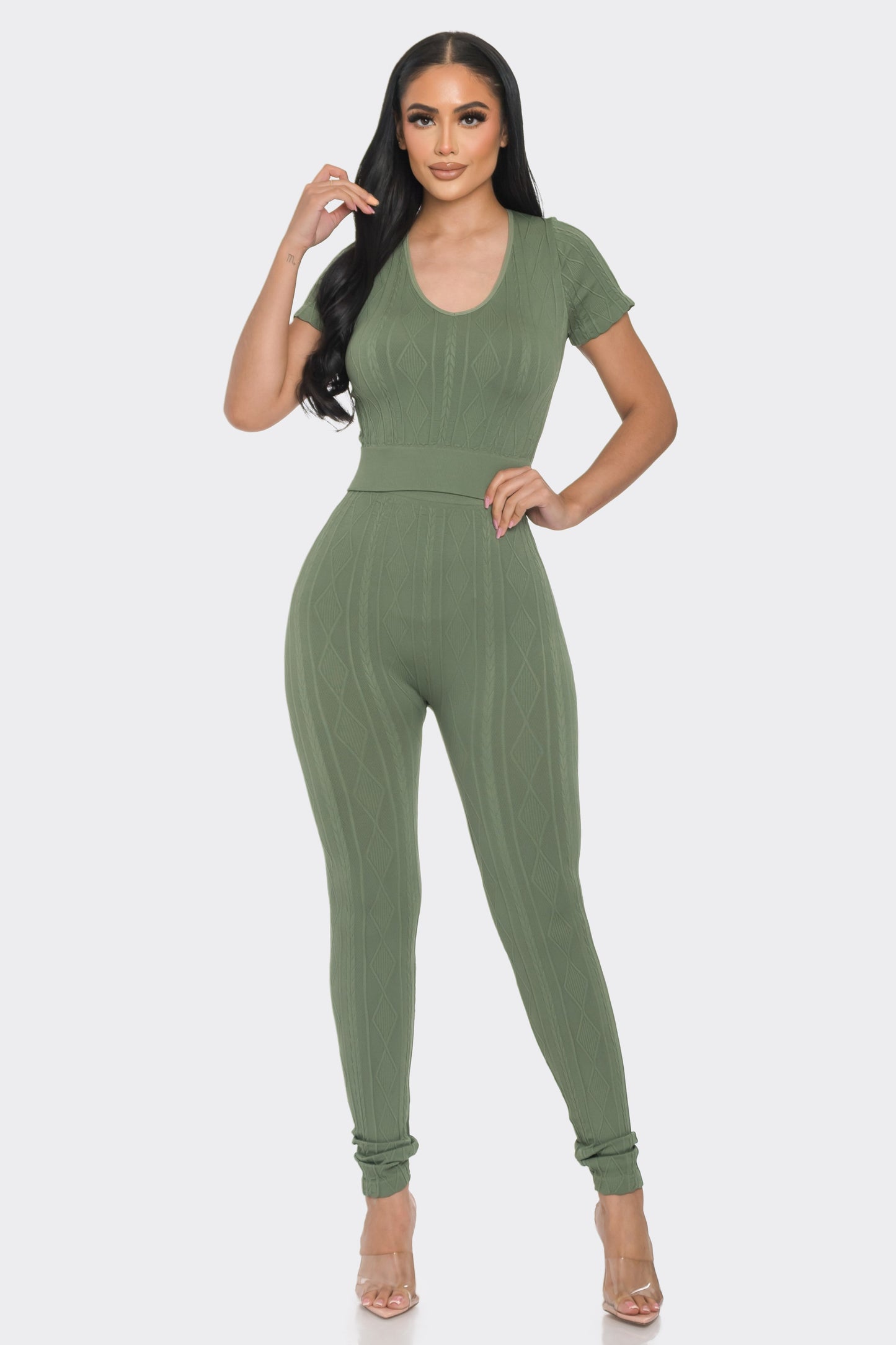 Sparkling Diamond Pant Set