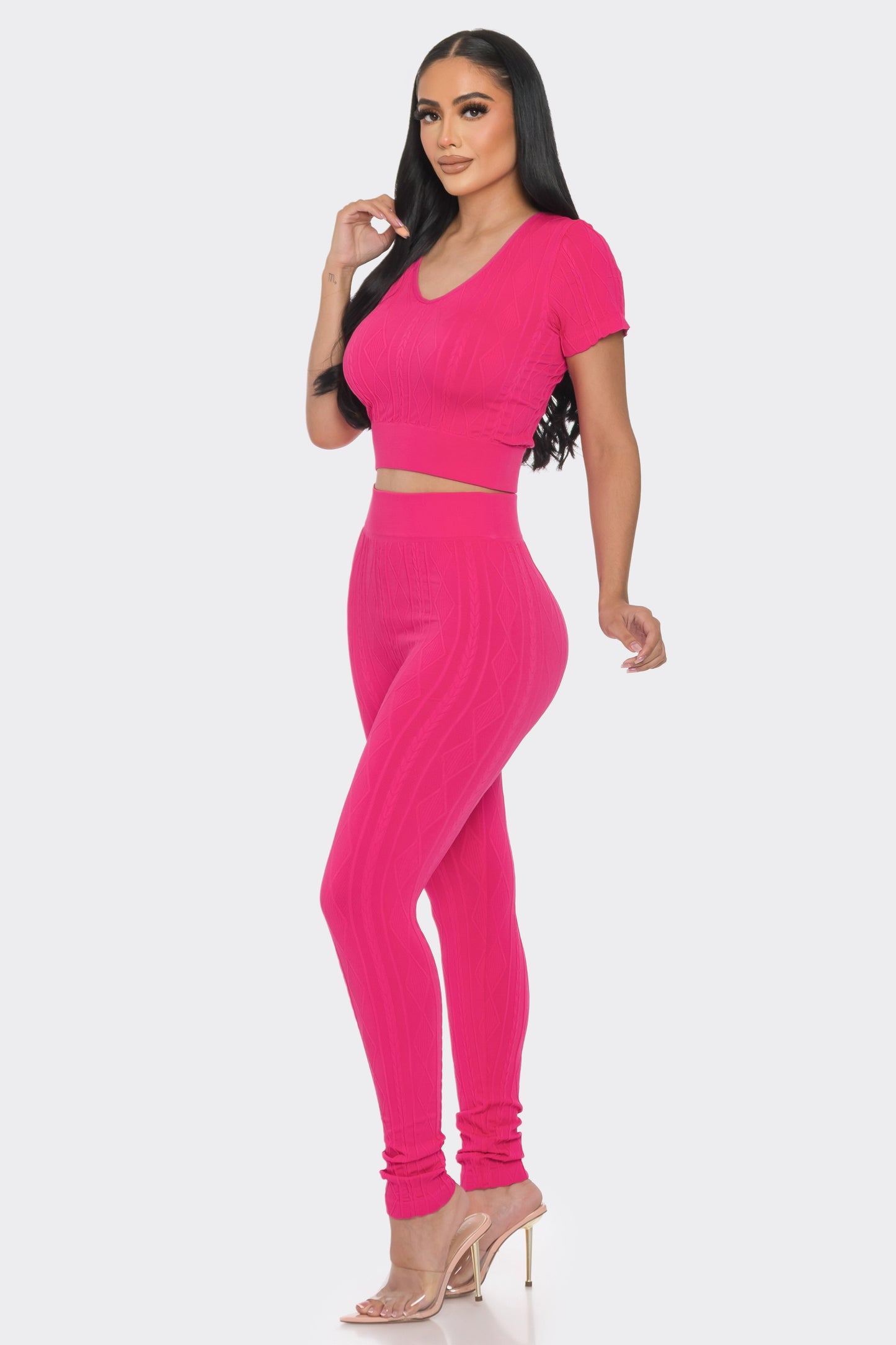 Sparkling Diamond Pant Set
