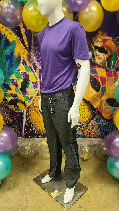 Purple Stitch Jeans