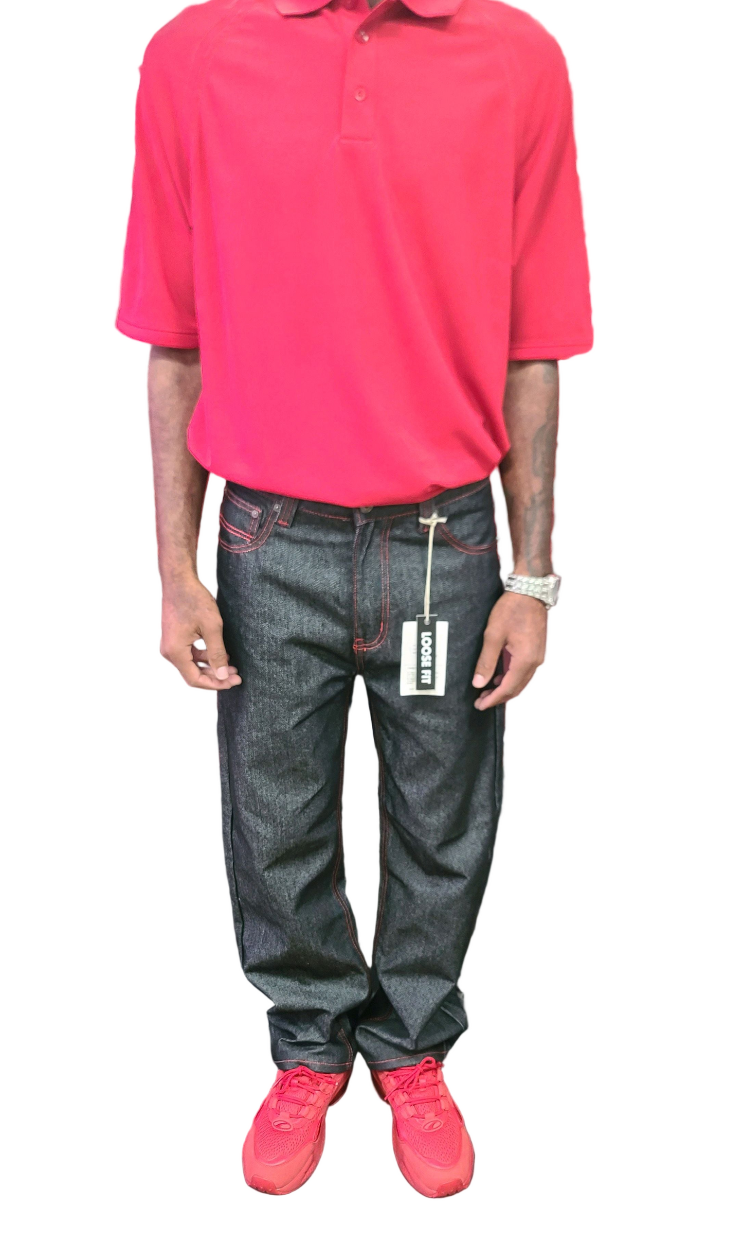 Trail Ride Ready Red Stitch Jeans